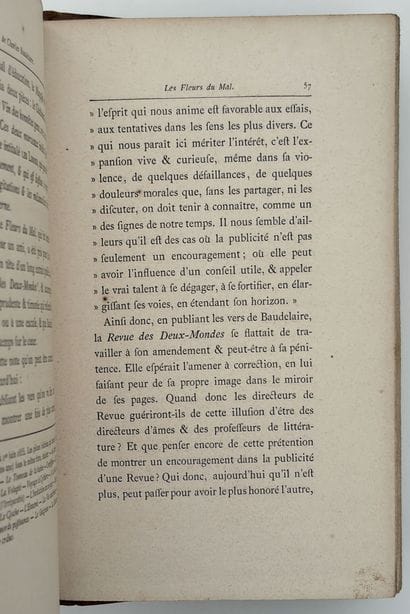 ASSELINEAU (Charles). CHARLES BAUDELAIRE....