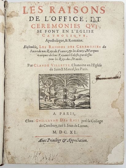 VILLETTE (Claude). LES RAISONS DE L'OFFICE,...