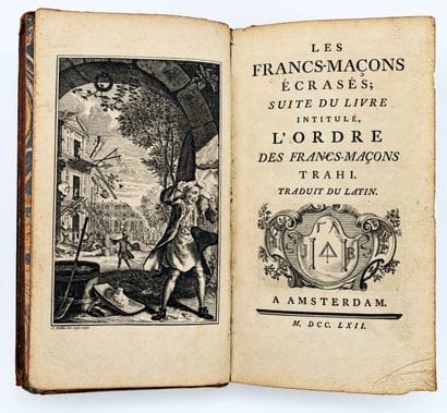 [FRANC-MAÇONNERIE]. [LARUDAN (Abbé)]. LES...