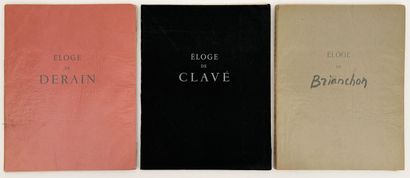 [ÉLOGE]. ENSEMBLE DE 20 ÉLOGES. Paris, Bruker,...