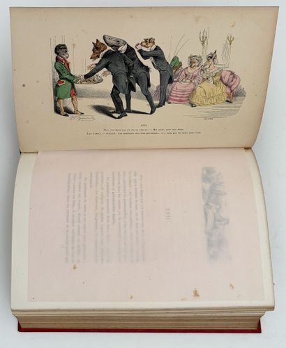 [GRANDVILLE (J. J.)]. LES MÉTAMORPHOSES DU...