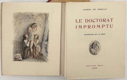 [BÉCAT]. NERCIAT (A. de). LE DOCTORAT IMPROMPTU....