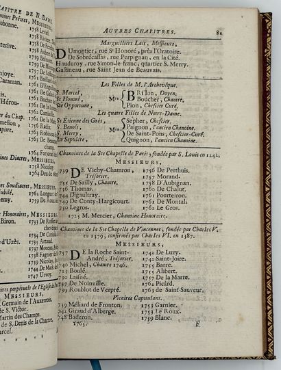 [RELIURE ARMORIÉE]. ALMANACH ROYAL, année...