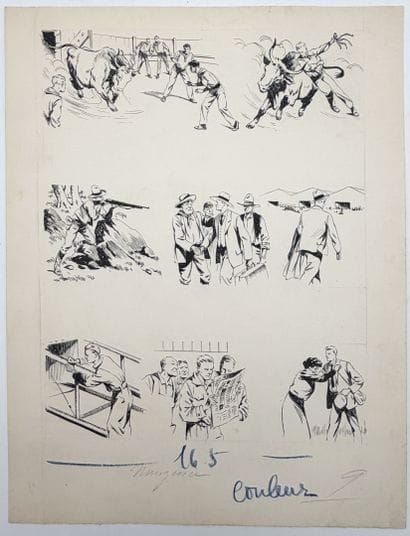 [BANDE-DESSINÉE]. GIFFEY (René). ENSEMBLE...
