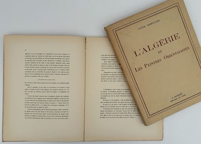 [ALGÉRIE]. BARRUCAND (Victor). L'ALGÉRIE...