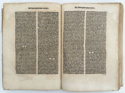 [INCUNABLE]. VORAGINE (Jacques de). LEGENDA...