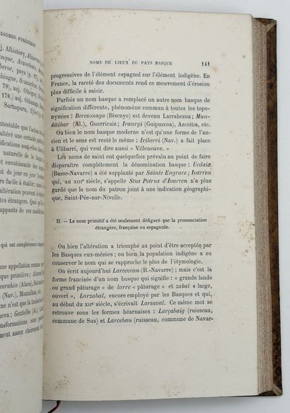 [PYRÉNÉES]. LUCHAIRE (Achille). ÉTUDES SUR...