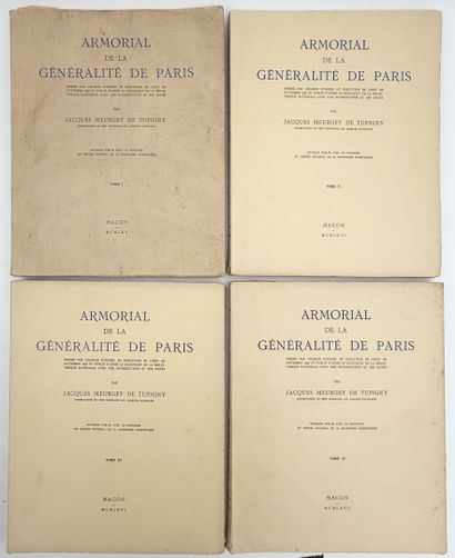 [GÉNÉALOGIE]. LA ROQUE (Louis de). ARMORIAL...