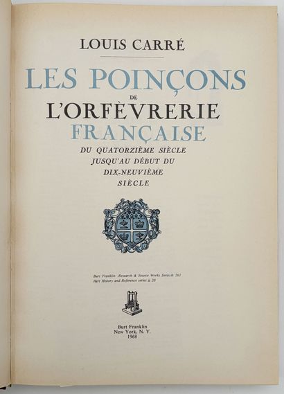 [POINÇONS]. HELFT (J.). LE POINÇON DES PROVINCES...