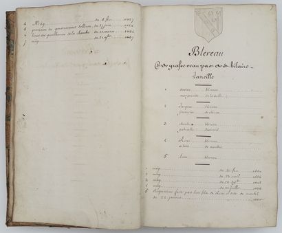 [GÉNÉALOGIE]. DES COUSTURES (Simon). LE NOBILIAIRE...