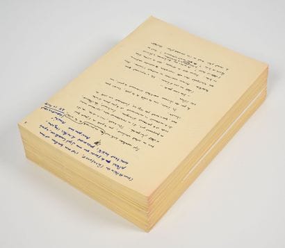 [AUTOGRAPHE]. RASPAIL (Jean). LES YEUX D'IRÈNE....