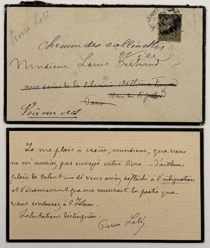 [AUTOGRAPHE]. LOTI (Pierre, pseudonyme de...