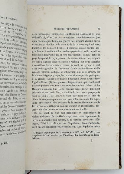 [PYRÉNÉES]. LUCHAIRE (Achille). ÉTUDES SUR...