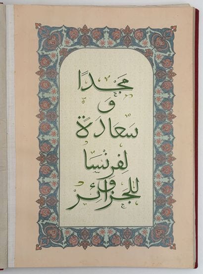 [ALGÉRIE]. MIRANTE (J.). ALBUM HISTORIQUE...
