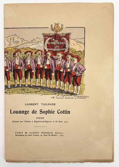 [AUTOGRAPHE]. COTTIN (Sophie, née Risteau)....
