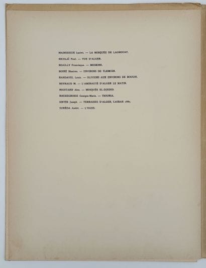 [ALGÉRIE]. BARRUCAND (Victor). L'ALGÉRIE...