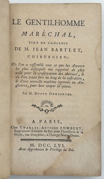 [CHEVAL]. MENOU (René de). LA PRATIQUE DU...