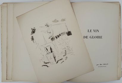 VINS, FLEURS ET FLAMMES. P., Klein, [1952]....