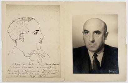 [AUTOGRAPHE]. JACOB (Max). PORTRAIT DE PIERRE-LOUIS...