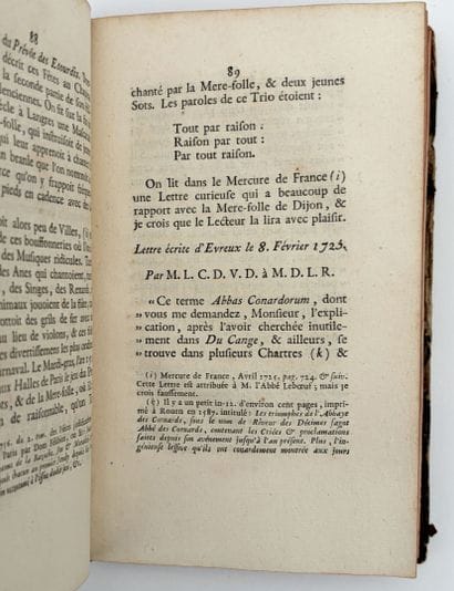 DU TILLIOT (J. B.). MÉMOIRES POUR SERVIR...