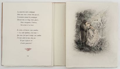 [BÉCAT]. VERLAINE (Paul). POÈMES D'AMOUR....