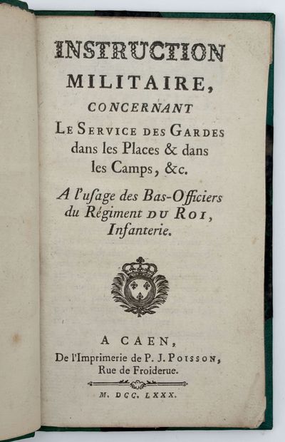 [MILITARIA - INFANTERIE]. LATTRÉ (Jean)....