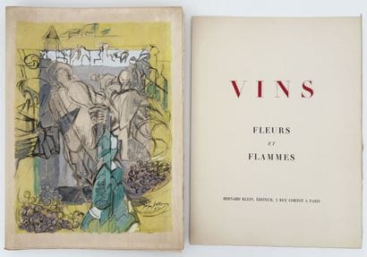 VINS, FLEURS ET FLAMMES. P., Klein, [1952]....