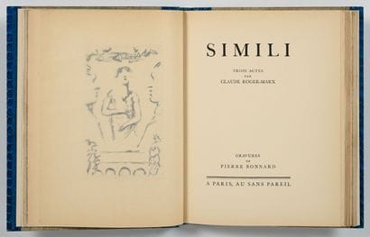 MARX (Claude-Roger). SIMILI. Trois actes....