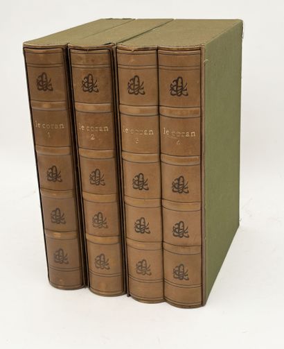 [CORAN]. LE CORAN. Traduit de l'arabe par...