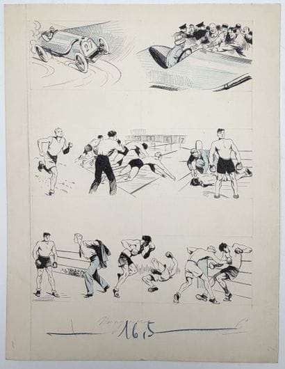 [BANDE-DESSINÉE]. GIFFEY (René). ENSEMBLE...