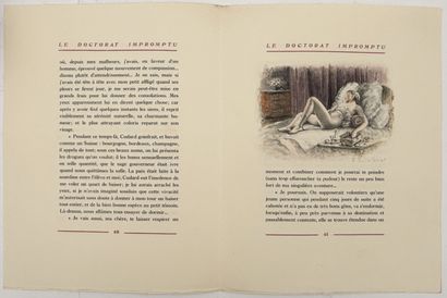 [BÉCAT]. NERCIAT (A. de). LE DOCTORAT IMPROMPTU....
