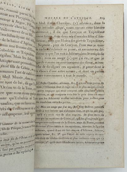 GEDOYN (Abbé). PAUSANIAS, ou Voyage historique,...