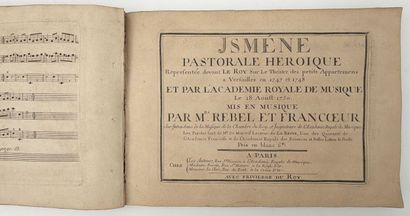 [MUSIQUE]. MONCRIF (Fr.-Aug. Paradis de)....