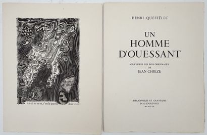 QUÉFFELEC (H.). UN HOMME D'OUESSANT. Bibliophiles...