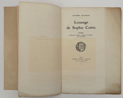 [AUTOGRAPHE]. COTTIN (Sophie, née Risteau)....
