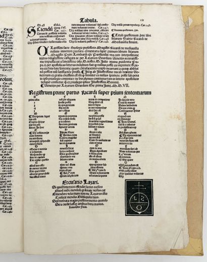 MEDIAVILLA [ou MIDDLETON] (Richard de). SACRATISSIMI...