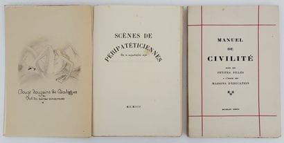 [CURIOSA]. LOUŸS (Pierre). SCÈNES DE PÉRIPATÉTICIENNES....