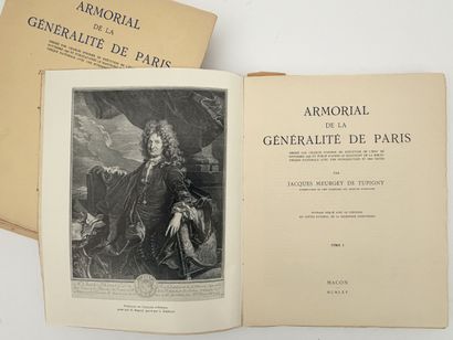 [GÉNÉALOGIE]. LA ROQUE (Louis de). ARMORIAL...