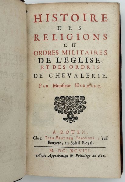 [GÉNÉALOGIE]. HERMANT (J.). HISTOIRE DES...