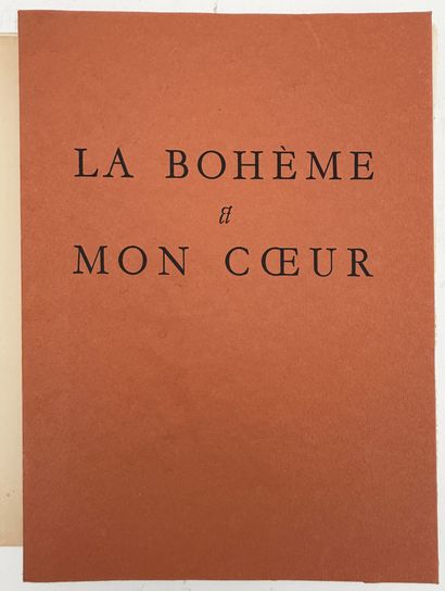 [BARRAUD]. CARCO (Francis). LA BOHÈME ET...