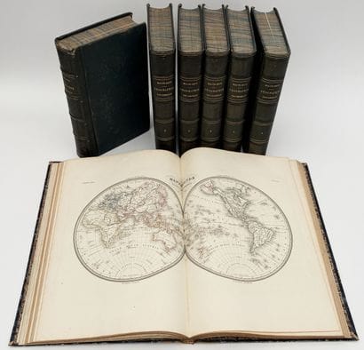 MALTE-BRUN. GÉOGRAPHIE UNIVERSELLE + ATLAS...