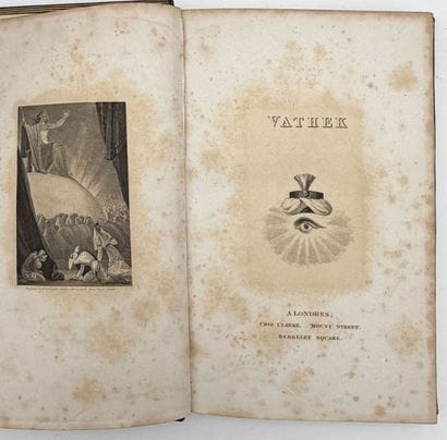 BECKFORD (William). VATHEK. Londres, Clarke,...