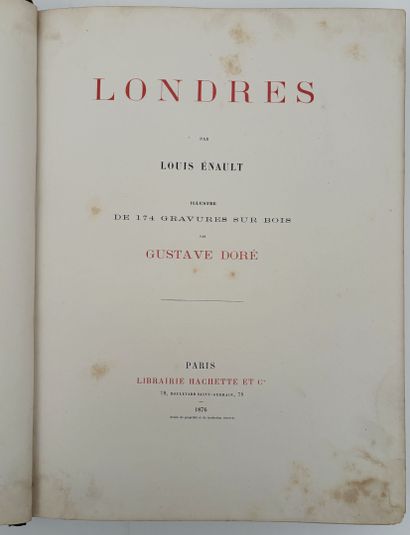 [DORÉ]. ÉNAULT (Louis) LONDRES. Paris, Librairie...
