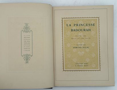 [DULAC]. LA PRINCESSE BADOURAH. Conte des...