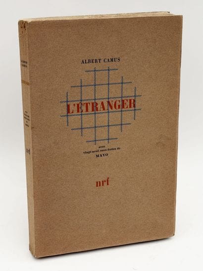 CAMUS (Albert). L'ÉTRANGER. P., Nrf, 1946....