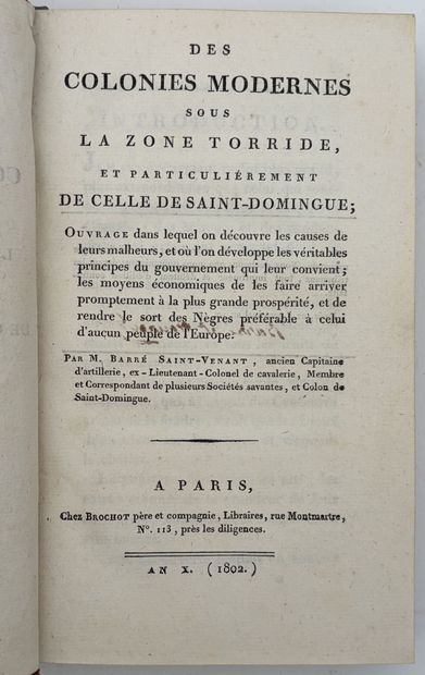 [VOYAGES]. BARRÉ SAINT-VENANT (Jean). DES...
