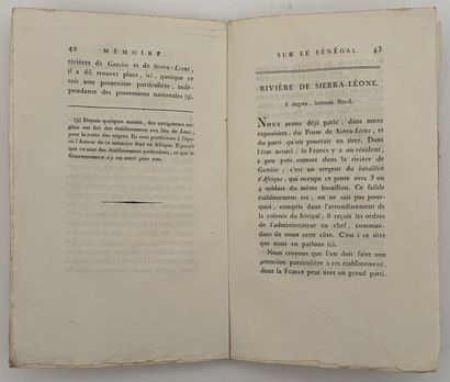 [VOYAGES]. PELLETAN (Jean-Gabriel). MÉMOIRE...