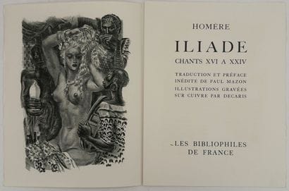 [DECARIS]. HOMÈRE. ILIADE. Chants XVI à XXIV....