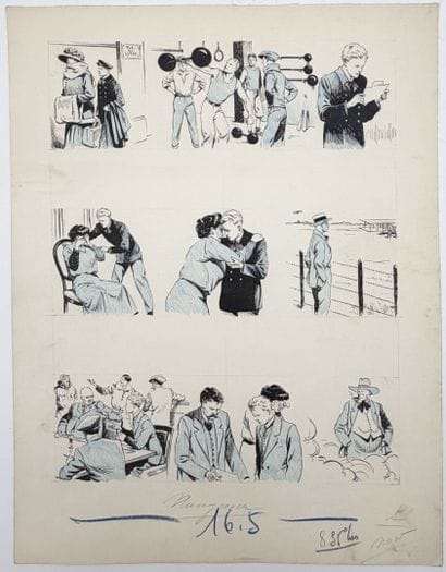 [BANDE-DESSINÉE]. GIFFEY (René). ENSEMBLE...