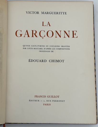 [CHIMOT]. MARGUERITTE (V.). *La Garçonne*....
